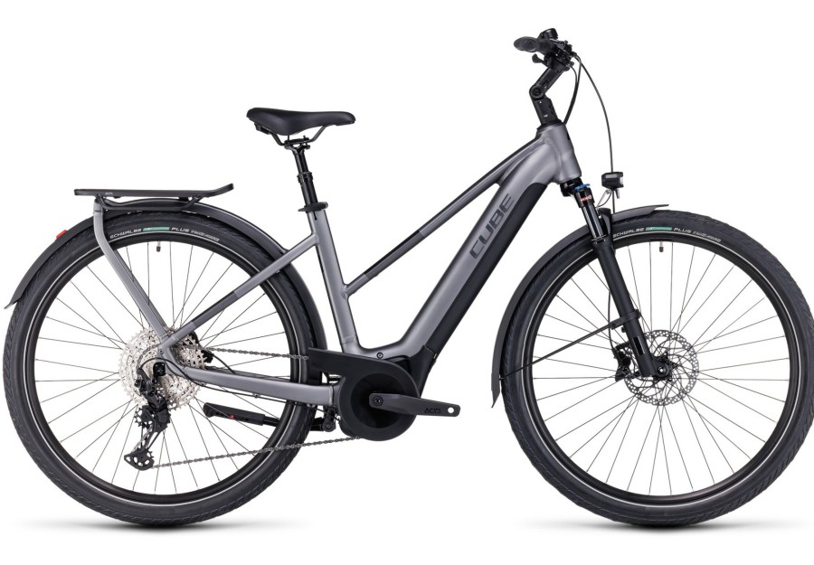 E-Bikes Trekking | Cube Cube Touring Hybrid Exc 500 Trapez Grau/Schwarz