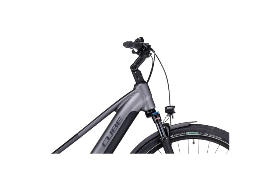 E-Bikes Trekking | Cube Cube Touring Hybrid Exc 500 Trapez Grau/Schwarz