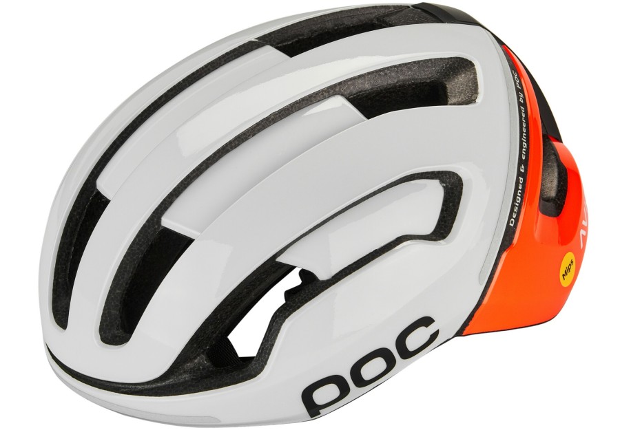 Trekking- & Cityhelme | POC Poc Omne Air Mips Helm Weis/Orange