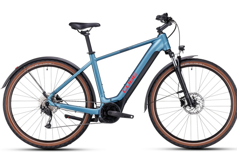 E-Bikes Trekking | Cube Cube Nuride Hybrid Performance 500 Allroad Blau