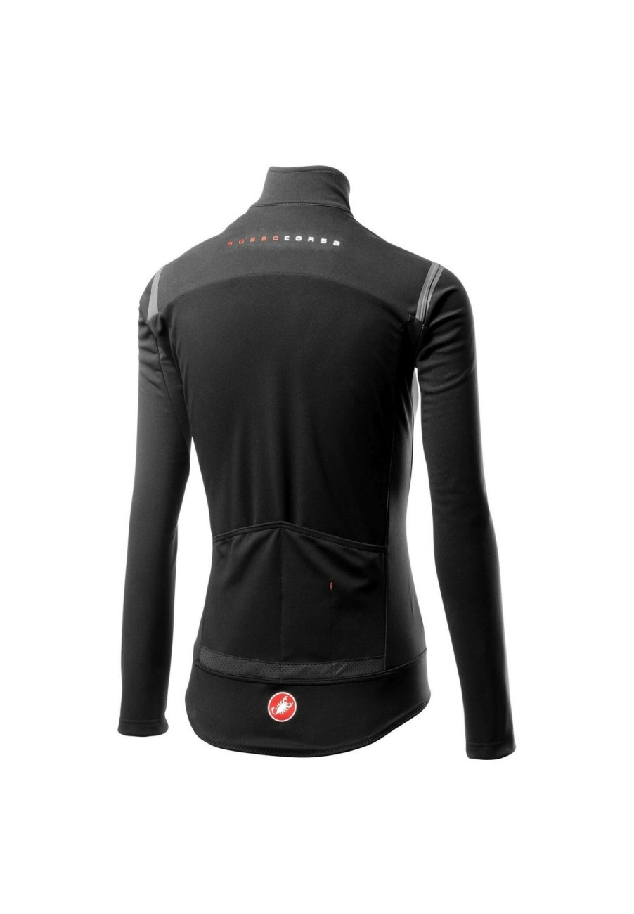 Rennradjacken | Castelli Castelli Perfetto Ros Jacke Damen Schwarz