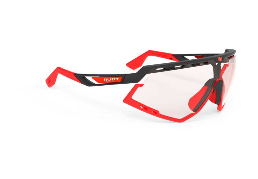 Triathlon Zubehor | Rudy Project Rudy Project Defender Brille Schwarz/Rot