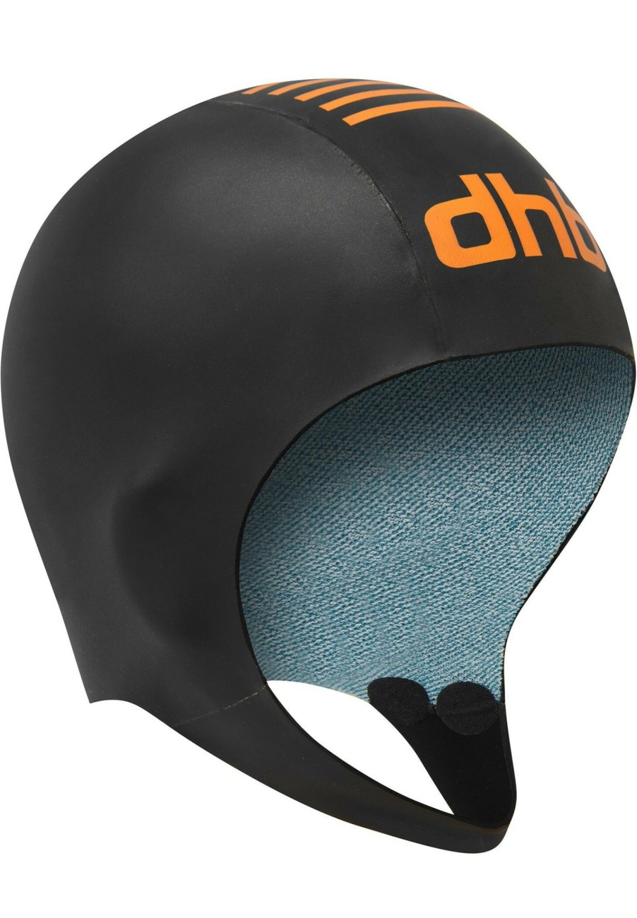 Schwimmkappen | dhb Dhb Hydron Thermal 2.0 Badekappe Herren Schwarz