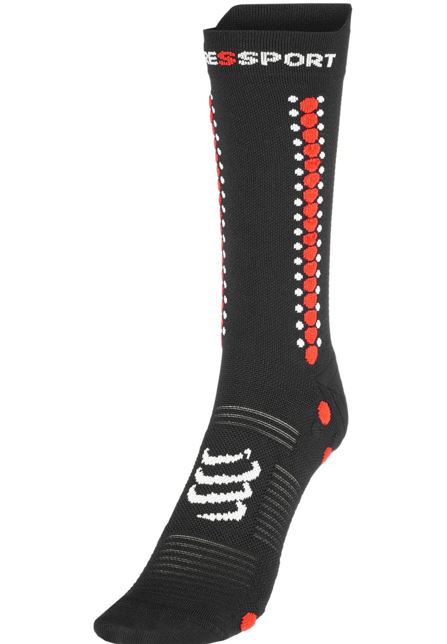 Socken | Compressport Compressport Pro Racing V4.0 Fahrradsocken Schwarz/Rot