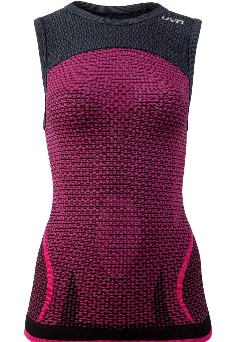 Laufbekleidung | UYN Uyn Running Alpha Ow Singlet Damen Lila/Schwarz