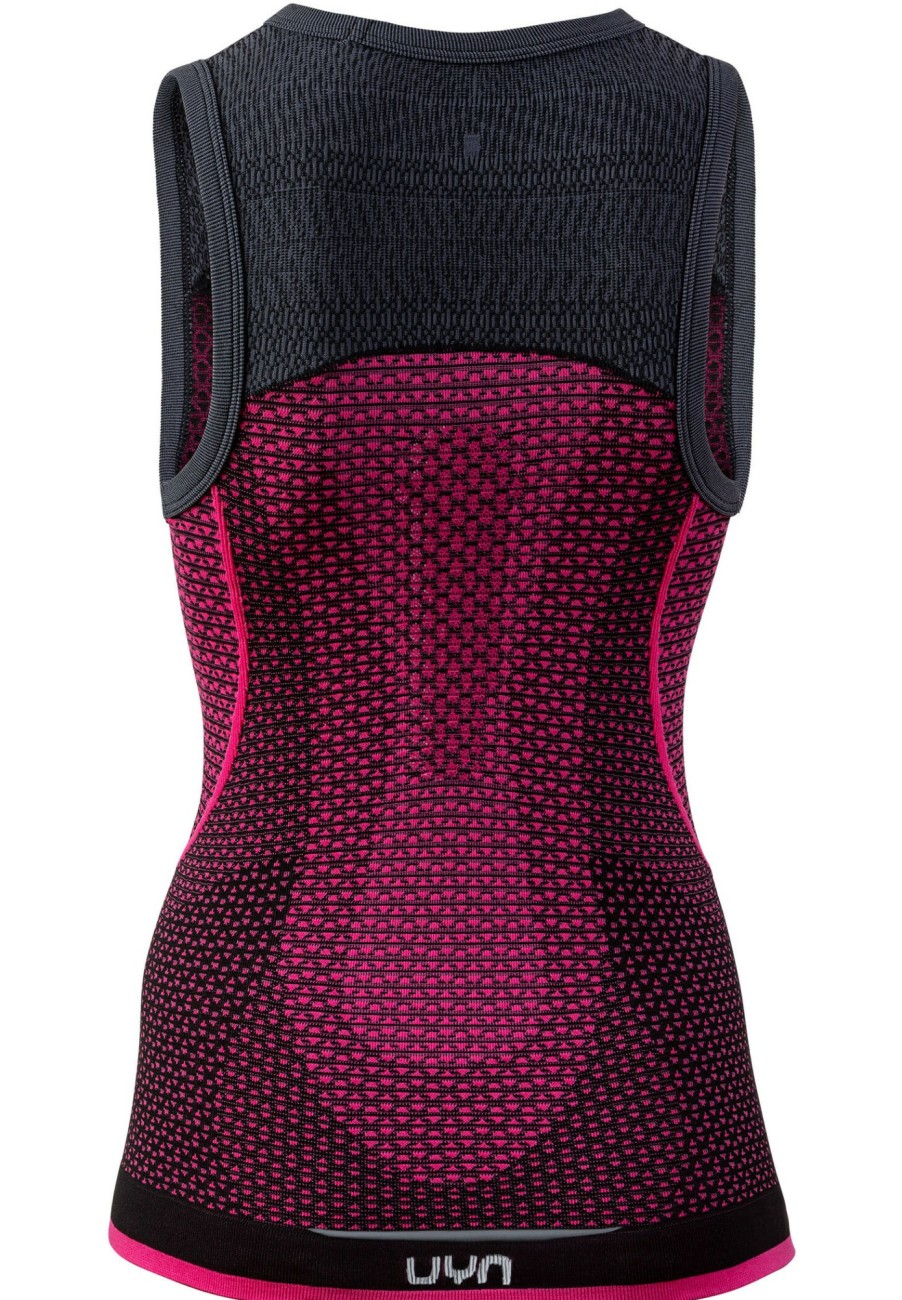 Laufbekleidung | UYN Uyn Running Alpha Ow Singlet Damen Lila/Schwarz