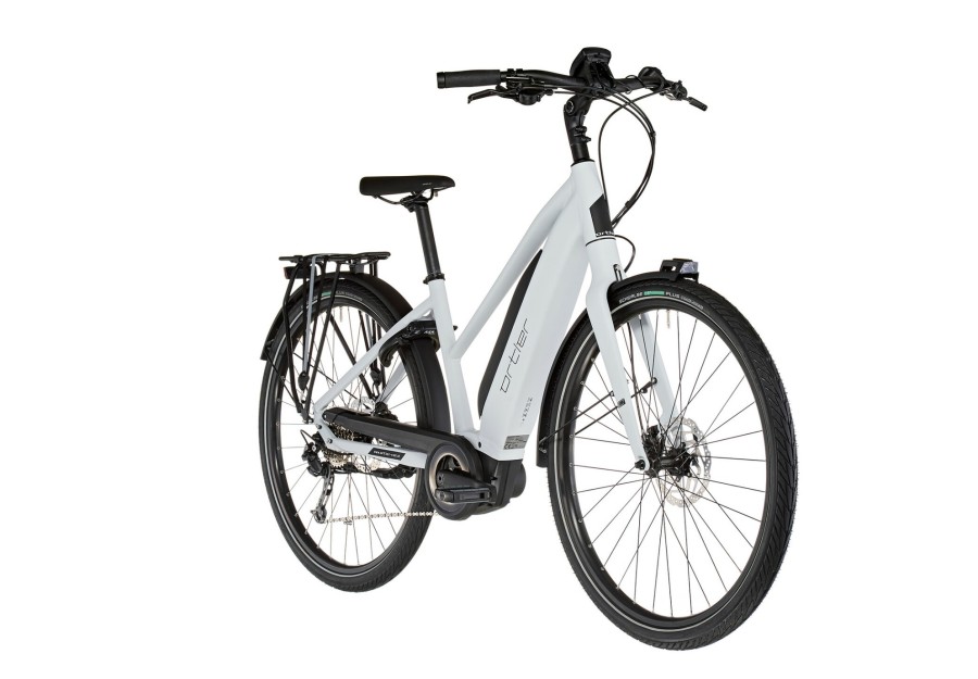 E-Bikes Trekking | Ortler Ortler E-Urbn Lite Trapez Weis