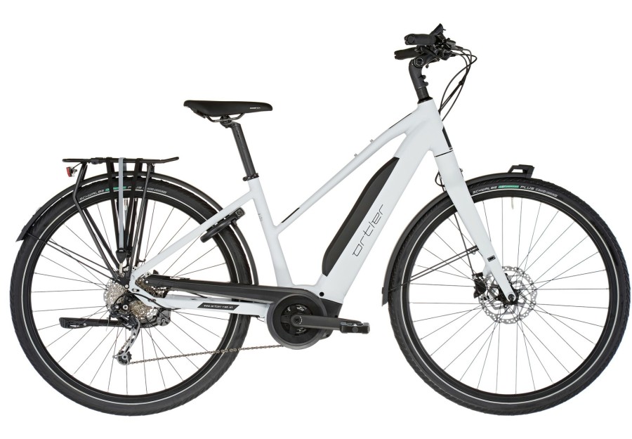 E-Bikes Trekking | Ortler Ortler E-Urbn Lite Trapez Weis