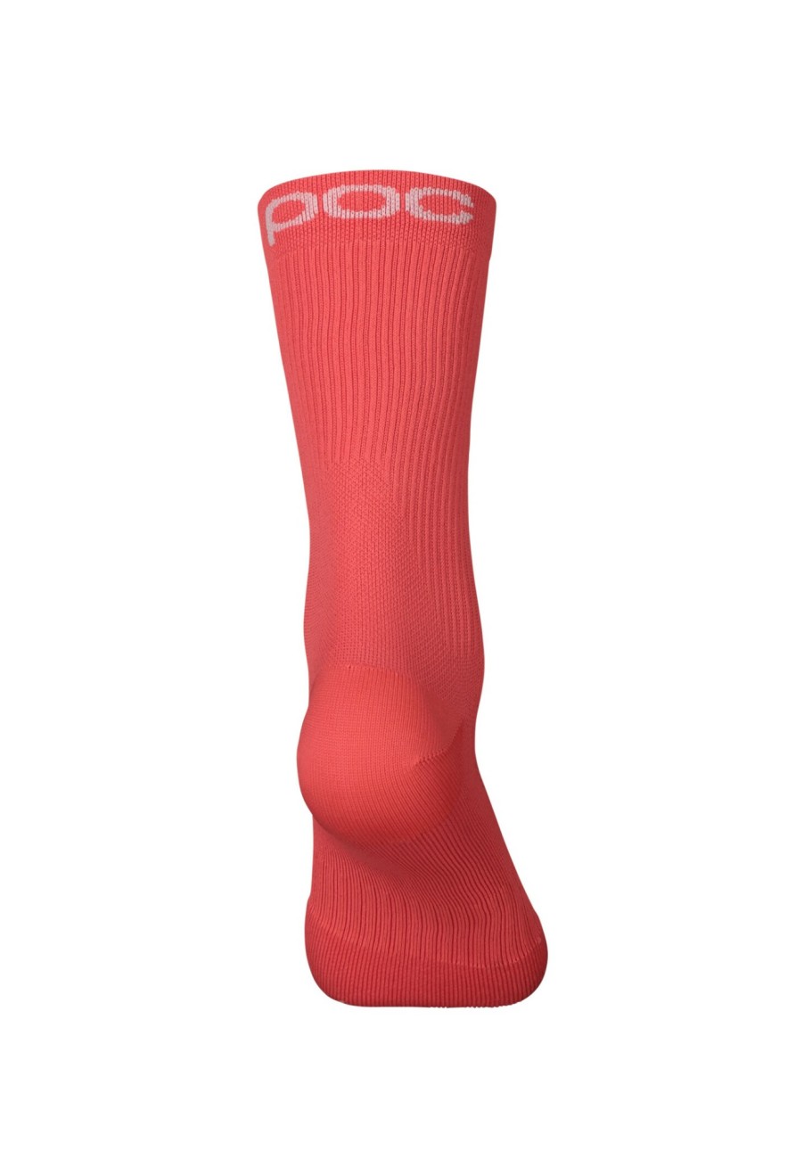 Socken | POC Poc Lithe Mtb Mid-Cut Socken Rot