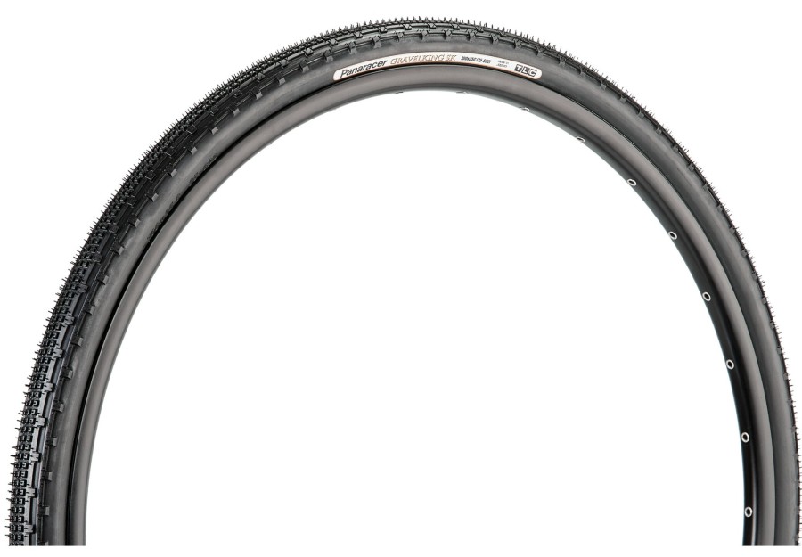 Tubeless | Panaracer Panaracer Gravelking Sk Faltreifen 700X35C Tlc Rot/Schwarz