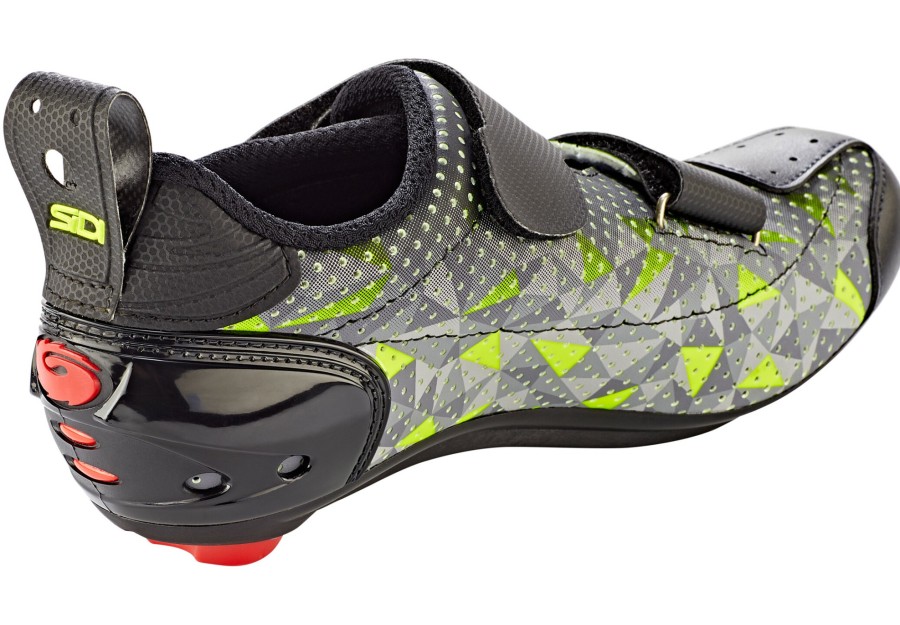 Rennradschuhe | Sidi Sidi T-5 Air Carbon Schuhe Herren Grau/Gelb