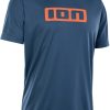 Trikots Kurzarm | ION Ion Logo 2.0 Kurzarm T-Shirt Blau