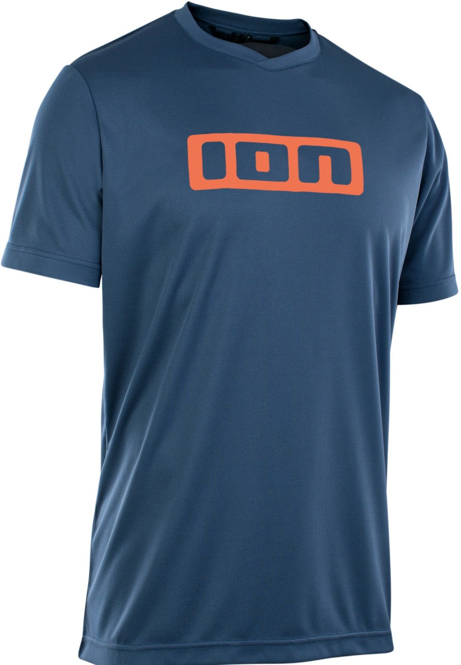 Trikots Kurzarm | ION Ion Logo 2.0 Kurzarm T-Shirt Blau