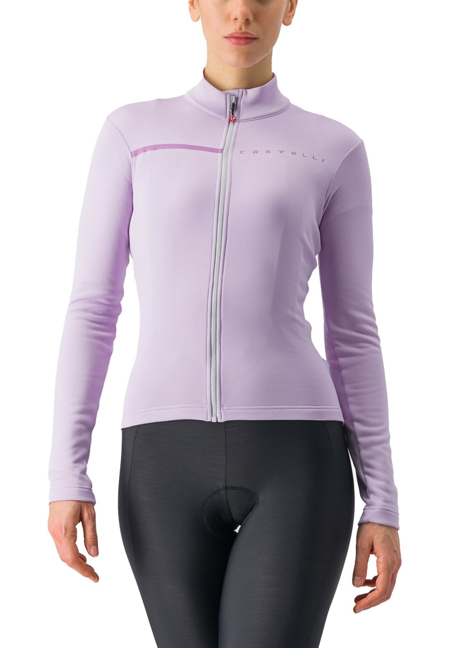 Trikots Langarm | Castelli Castelli Sinergia 2 Trikot Fz Damen Lila