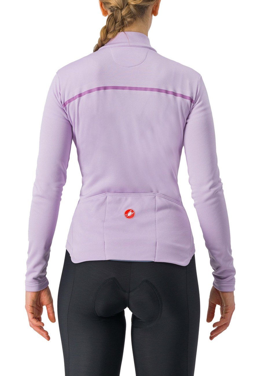 Trikots Langarm | Castelli Castelli Sinergia 2 Trikot Fz Damen Lila