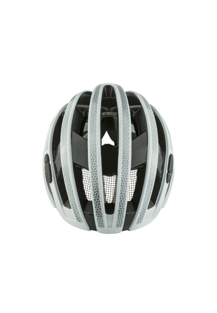 Rennradhelme | Alpina Alpina Ravel Reflective Helm Schwarz/Weis