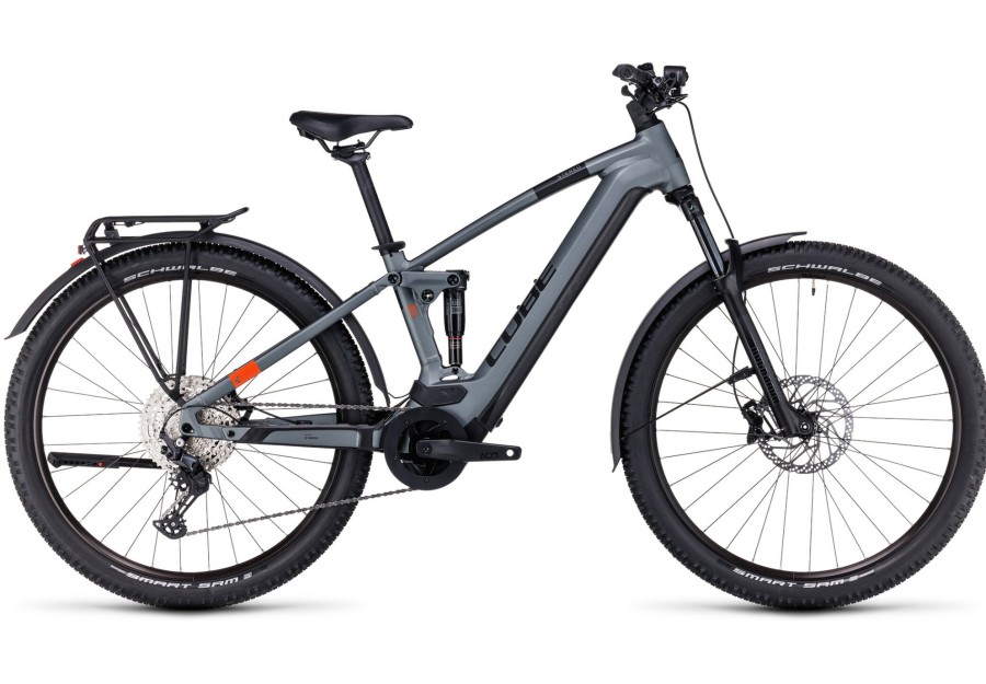 E-Mountainbikes | Cube Cube Stereo Hybrid 120 Pro Allroad 750 Grau/Schwarz