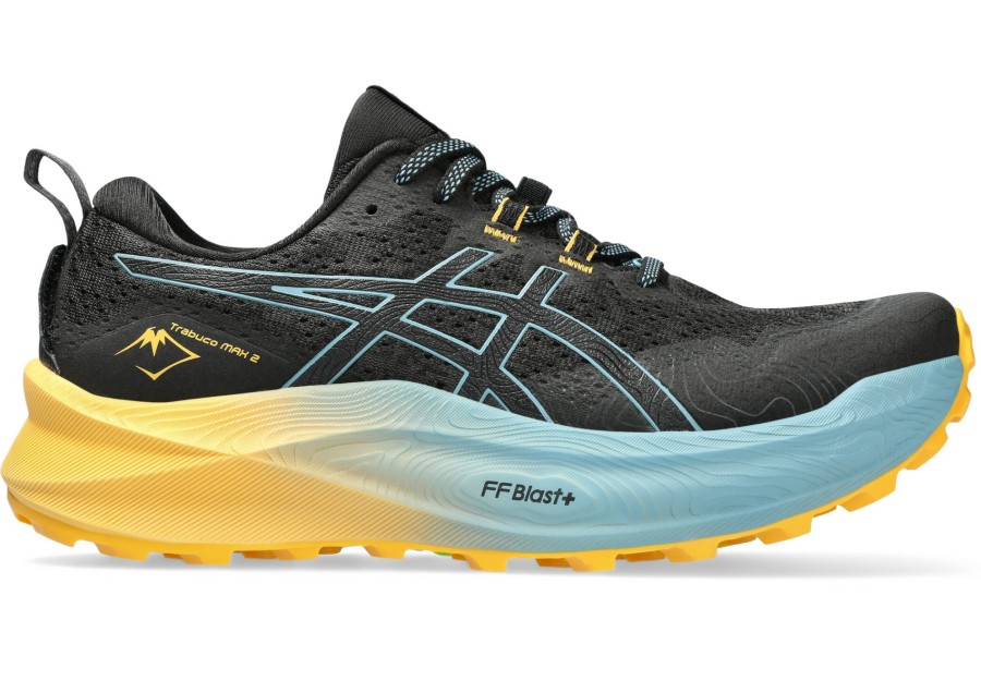 Laufschuhe | asics Asics Trabuco Max 2 Schuhe Herren Schwarz/Gelb