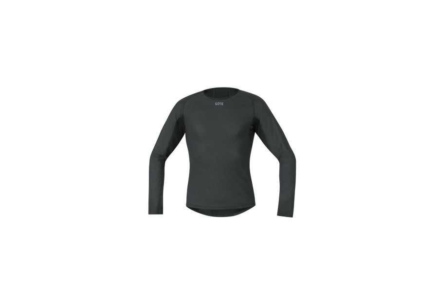 Langarm Shirts | GOREWEAR Gorewear Windstopper Baselayer Thermo Langarmshirt Herren Schwarz