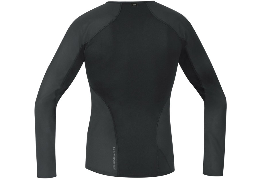 Langarm Shirts | GOREWEAR Gorewear Windstopper Baselayer Thermo Langarmshirt Herren Schwarz