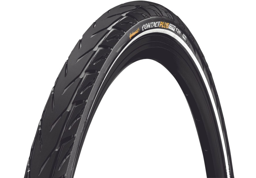 Reifen | Continental Continental Contact Plus City E-50 Drahtreifen 27.5X2.20" Reflex