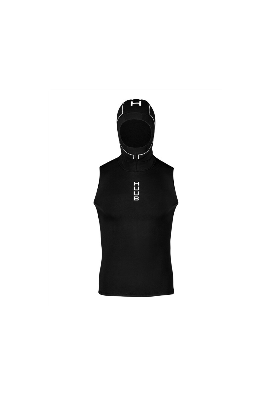 Triathlonanzuge | HUUB Huub Neoprene Kapuzenweste Schwarz