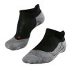 Socken | Falke Falke Tk5 Invisible Trekkingsocken Damen Schwarz/Grau