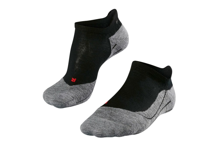 Socken | Falke Falke Tk5 Invisible Trekkingsocken Damen Schwarz/Grau