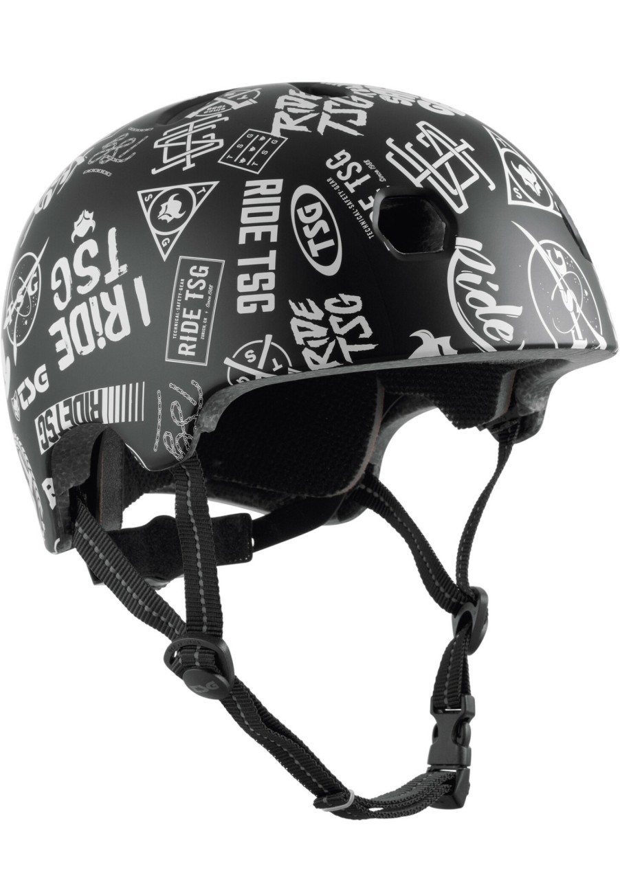 Trekking- & Cityhelme | TSG Tsg Meta Graphic Design Helm Schwarz/Weis