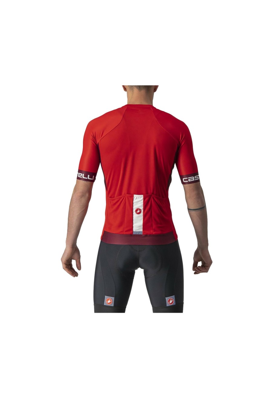 Trikots Kurzarm | Castelli Castelli Entrata Vi Trikot Herren Rot