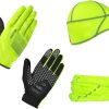 Kopfbedeckungen | GripGrab Gripgrab Hi-Vis Cycling Essentials Geschenkbox 3Er Pack Gelb